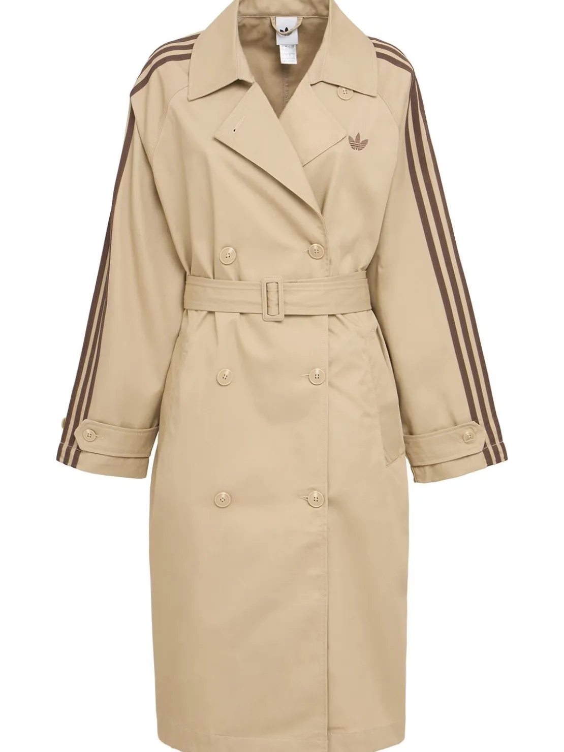 Twill trench coat