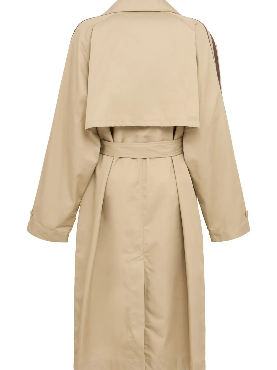 Twill trench coat