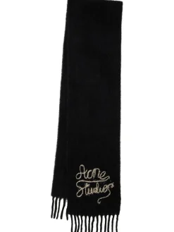 Vally embroidered logo scarf