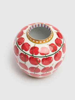 Vaso piccolo Cherries Avorio