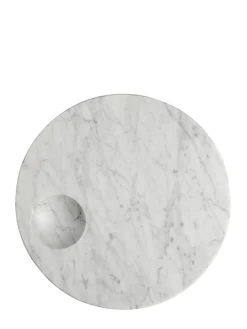 Vassoio Ellipse in marmo di Carrara