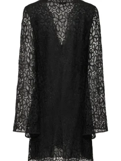Vestito a maniche lunghe in pizzo