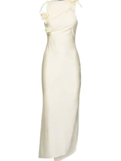 Vestito asimmetrico in jersey stretch