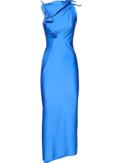 Vestito asimmetrico in jersey stretch