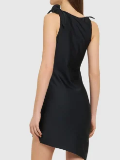 Vestito asimmetrico in jersey