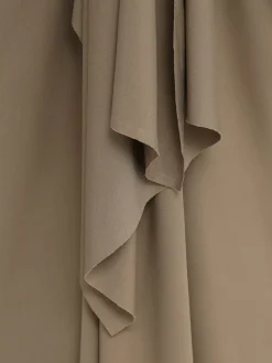 Vestito Bateau in jersey drappeggiato