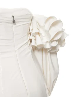 Vestito Bethany in viscosa con ruches