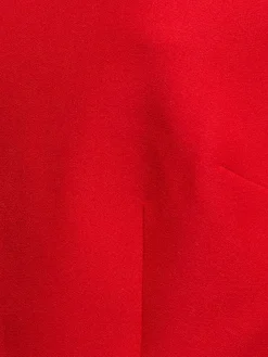 Vestito corto in crepe a maniche lunghe