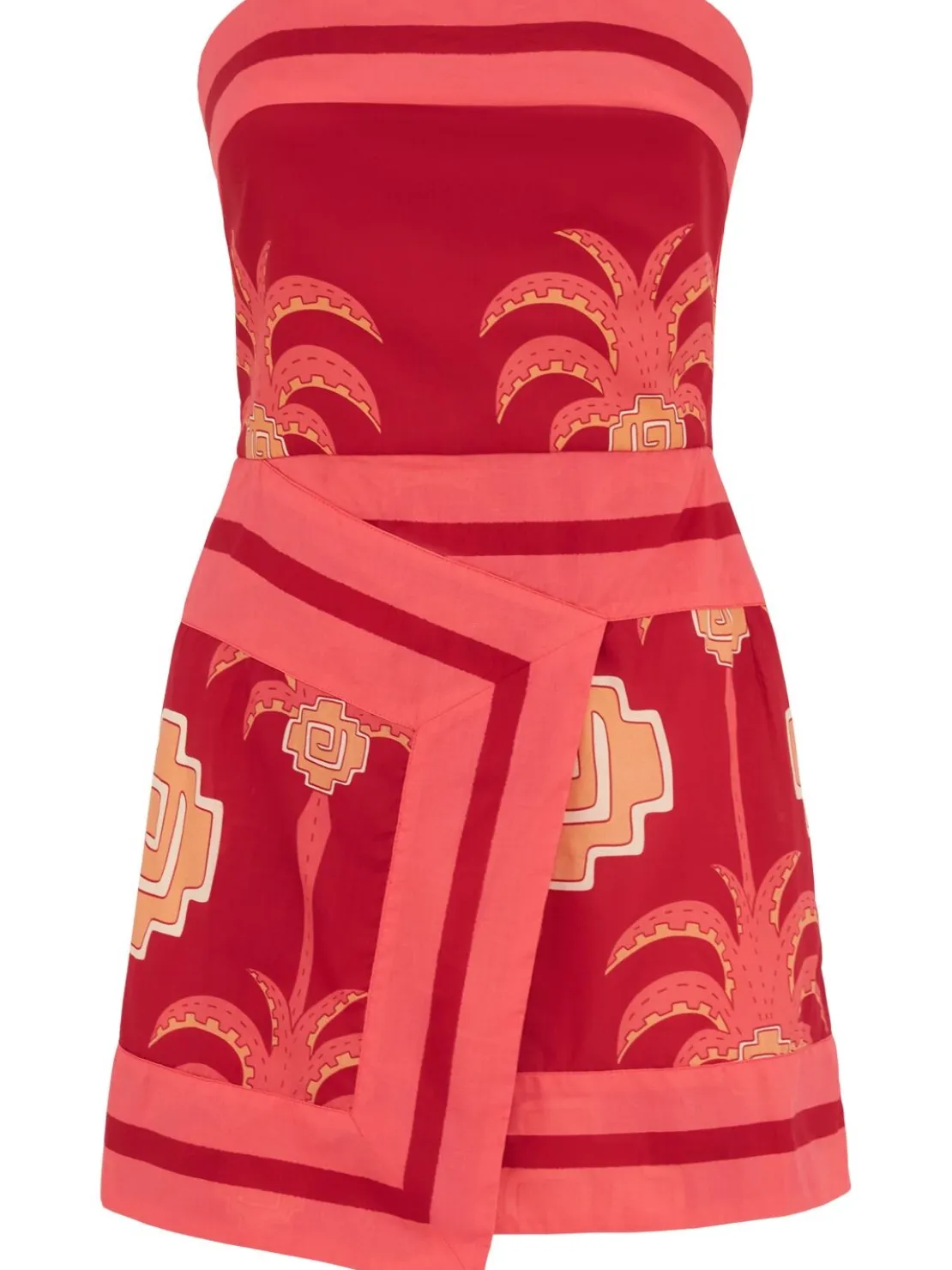 Vestito corto Raiz Ritual stampato