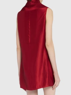 Vestito Daria in viscosa e seta