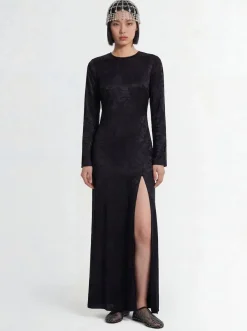 Vestito Freja in seta jacquard