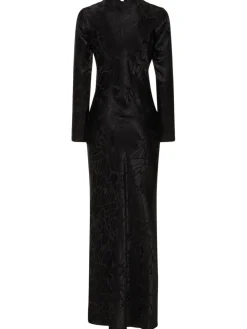 Vestito Freja in seta jacquard