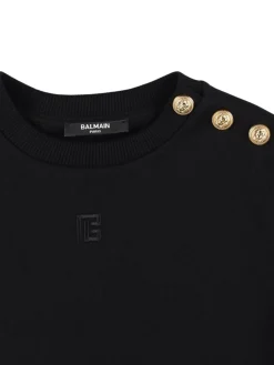 Vestito in cotone con logo