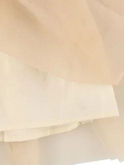 Vestito in cotone e tulle