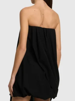 Vestito in crepe drappeggiato