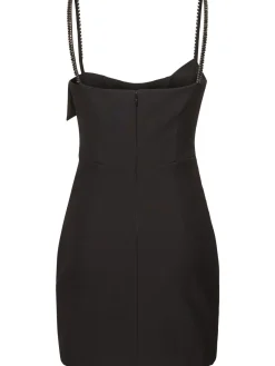 Vestito in crêpe con decorazioni