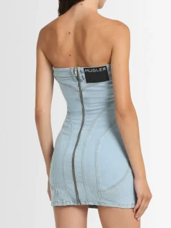 Vestito in denim stretch