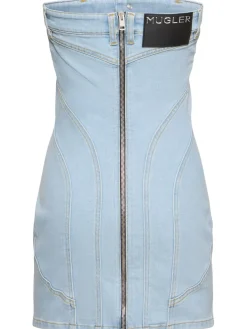 Vestito in denim stretch