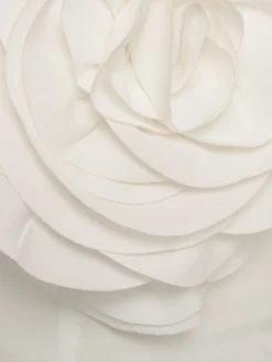 Vestito in gabardina con rosa