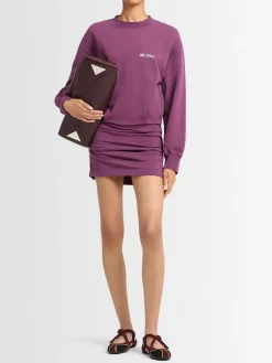Vestito in jersey arricciato