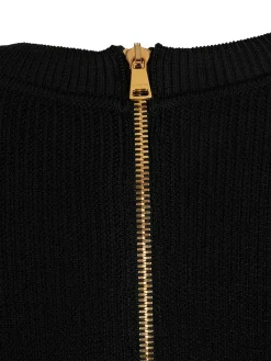 Vestito in jersey di viscosa / plissé