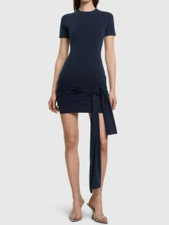 Vestito in jersey drappeggiato
