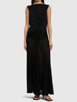 Vestito in jersey drappeggiato