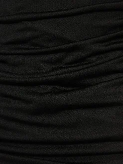 Vestito in jersey sablé drappeggiato