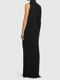 Vestito in maglia asimmetrico