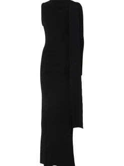 Vestito in maglia asimmetrico