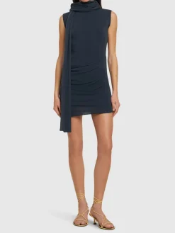 Vestito in maglia di viscosa e seta