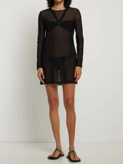 Vestito in mesh stretch