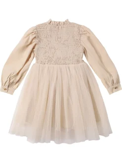 Vestito in misto lino