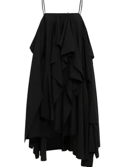 Vestito in misto rayon a strati