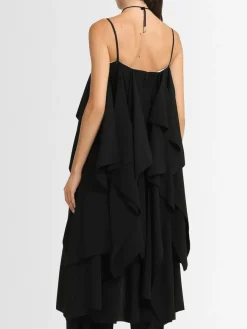 Vestito in misto rayon a strati