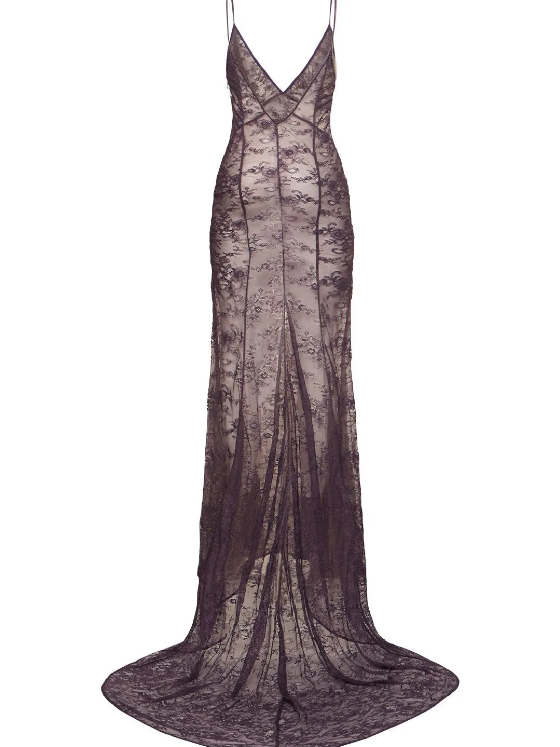 Vestito in pizzo ricamato effetto vintage