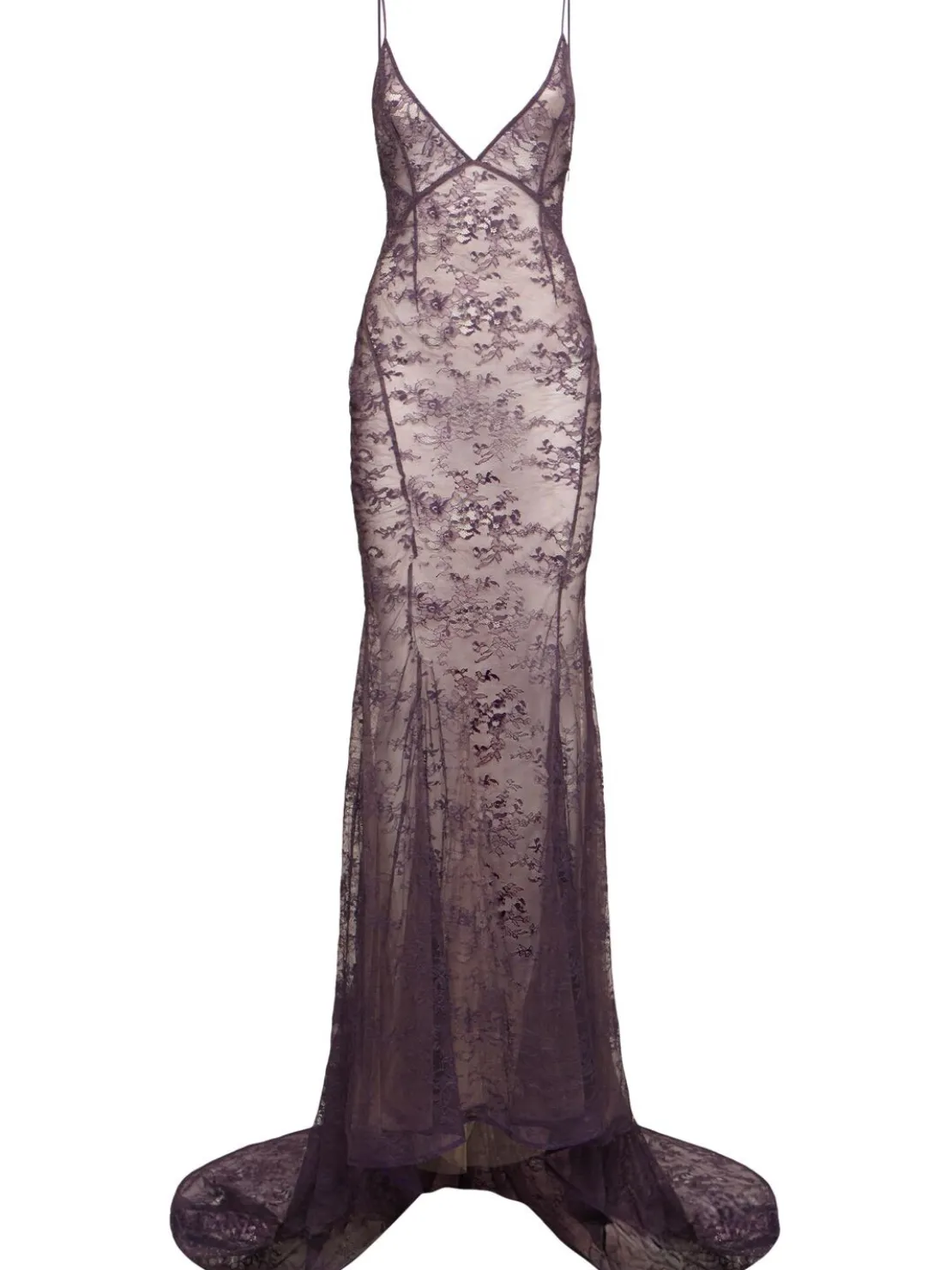Vestito in pizzo ricamato effetto vintage