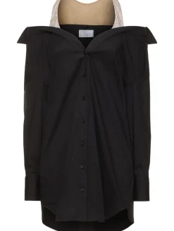 Vestito in popeline di cotone