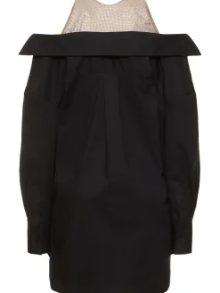 Vestito in popeline di cotone