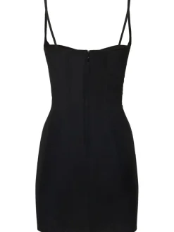 Vestito in sablé con cristalli
