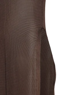 Vestito in viscosa / spacco