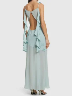 Vestito lungo Darly con fiori
