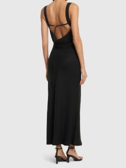 Vestito lungo drappeggiato