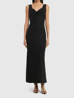 Vestito lungo drappeggiato