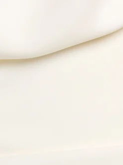 Vestito lungo in georgette di seta doppia