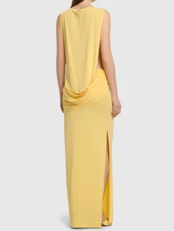 Vestito lungo La Robe Peplo Longue drappeggiato