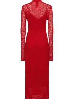 Vestito lungo Lethe in maglia di misto lana