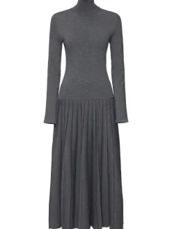 Vestito lungo Lisette in maglia di misto lana
