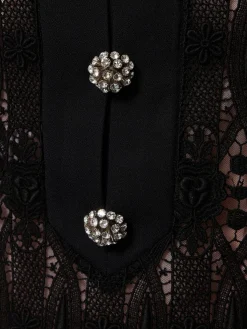 Vestito lungo macramé
