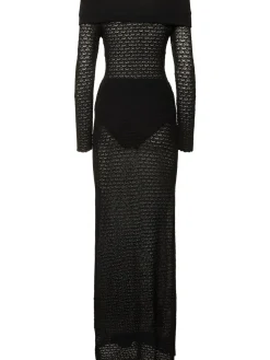 Vestito lungo Romy in maglia di viscosa